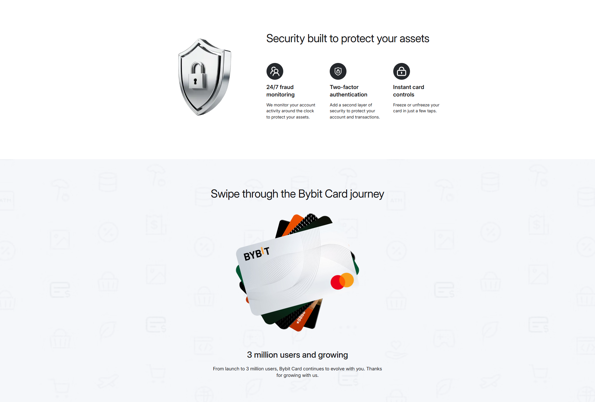 Bybit Card page — part 2